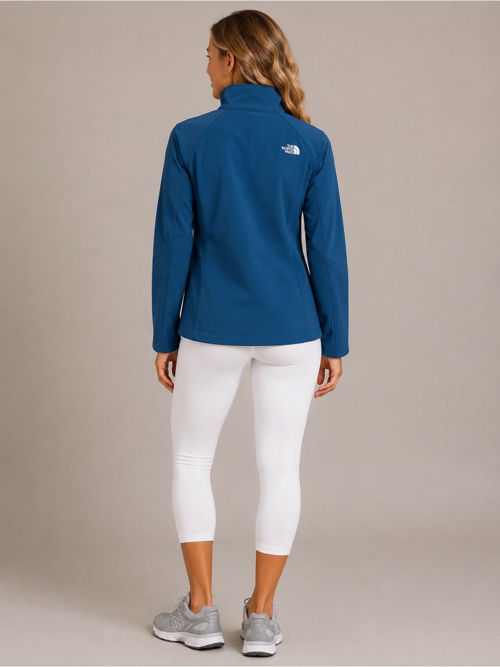 The North Face Apex Bionic Softshell Jacket Teal Blue XL - Picture 2 of 15